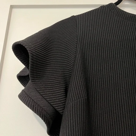 Black Ribbed ASOS Dress - Picture 5 of 7